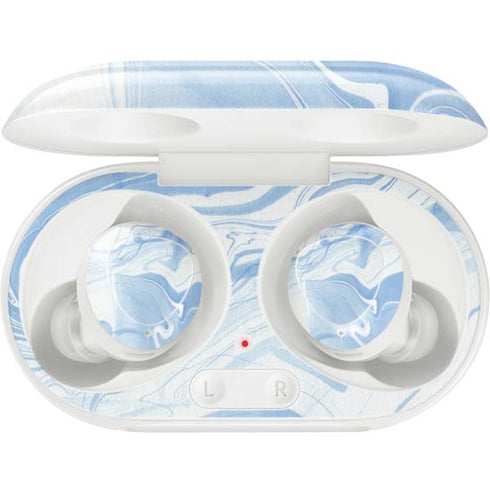 Blue Marbling Galaxy Buds Plus Skin