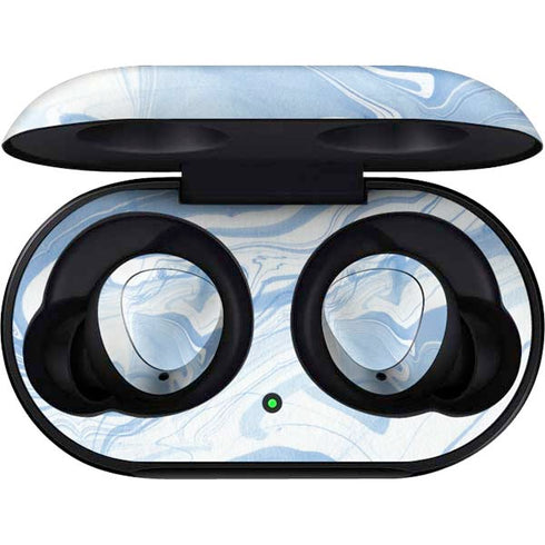 Blue Marbling Galaxy Buds Skin
