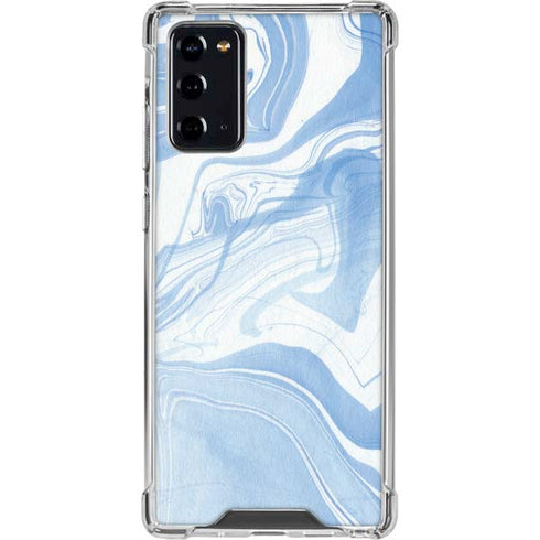 Blue Marbling Galaxy Note20 5G Clear Case