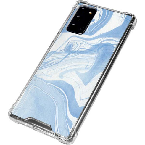 Blue Marbling Galaxy Note20 5G Clear Case