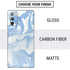 Blue Marbling Galaxy Note20 5G Skin