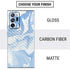 Blue Marbling Galaxy Note20 Ultra 5G Skin