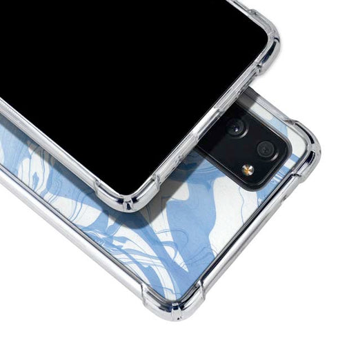 Blue Marbling Galaxy S20 FE Clear Case