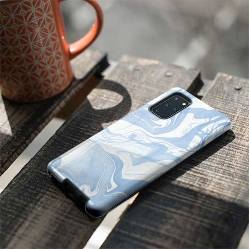 Blue Marbling Galaxy S20 Plus Pro Case