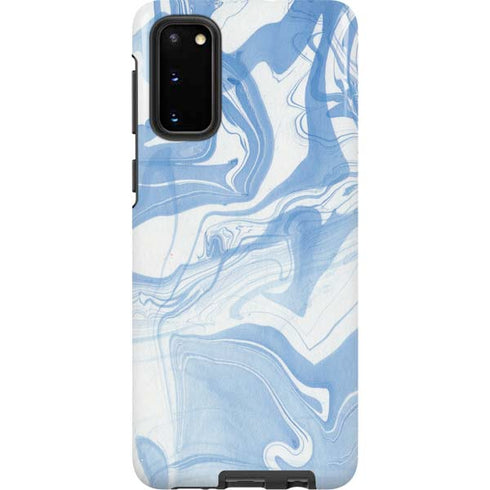 Blue Marbling Galaxy S20 Pro Case