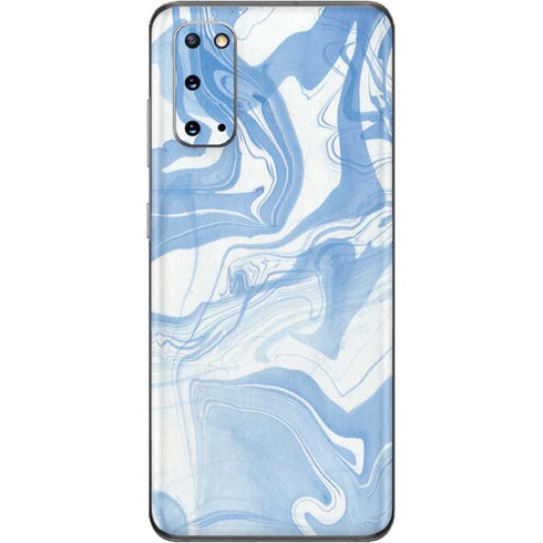 Blue Marbling Galaxy S20 Skin