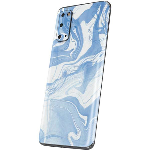 Blue Marbling Galaxy S20 Skin