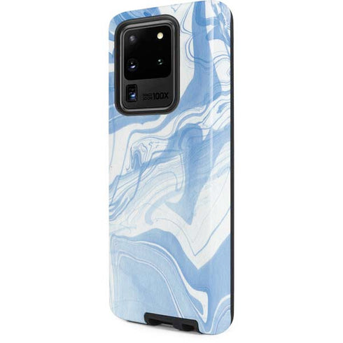 Blue Marbling Galaxy S20 Ultra 5G Pro Case