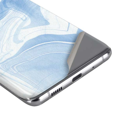 Blue Marbling Galaxy S20 Ultra 5G Skin