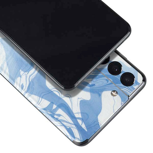 Blue Marbling Galaxy S21 5G Skin