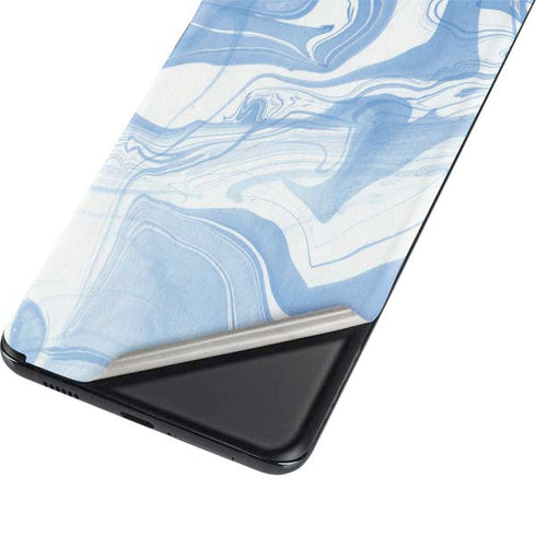 Blue Marbling Galaxy S21 5G Skin