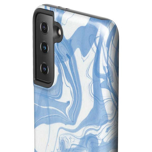 Blue Marbling Galaxy S21 Plus 5G Pro Case