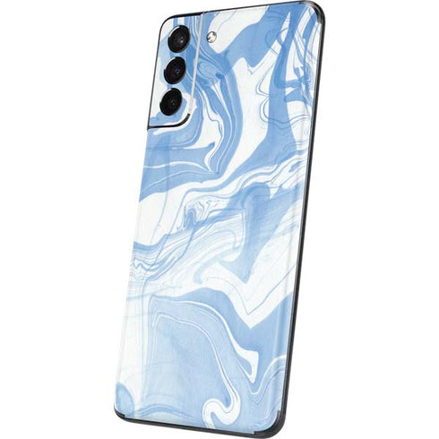 Blue Marbling Galaxy S21 Plus 5G Skin