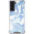 Blue Marbling Galaxy S22 Clear Case