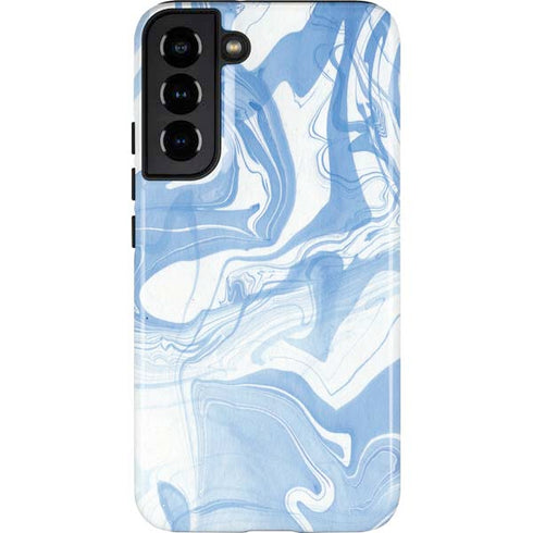 Blue Marbling Galaxy S22 Plus Pro Case