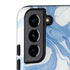 Blue Marbling Galaxy S22 Plus Pro Case