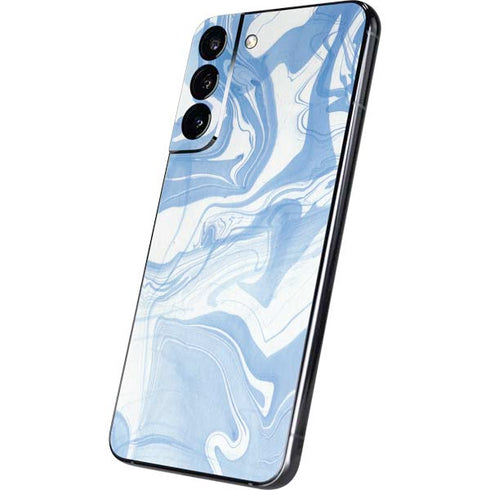 Blue Marbling Galaxy S22 Plus Skin