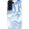 Blue Marbling Galaxy S22 Pro Case