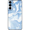 Blue Marbling Galaxy S22 Skin