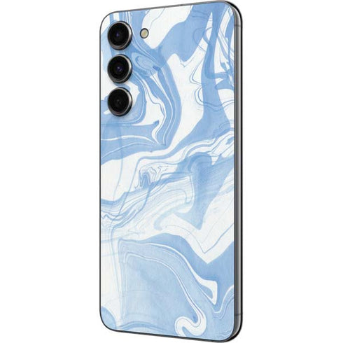 Blue Marbling Galaxy S23 Plus Skin