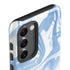 Blue Marbling Galaxy S23 Pro Case