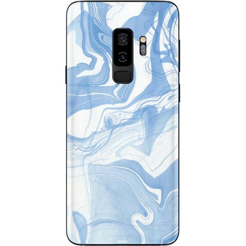 Blue Marbling Galaxy S9 Plus Skin
