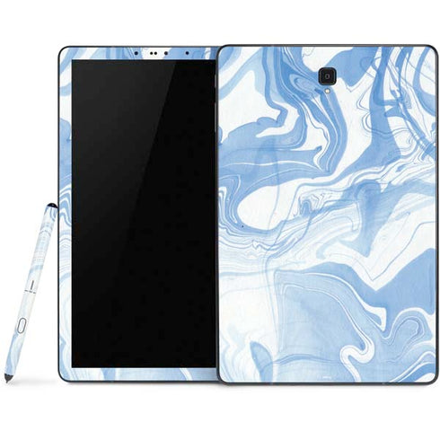 Blue Marbling Samsung Galaxy Tab Skin