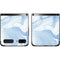 Blue Marbling Galaxy Z Flip Skin