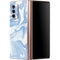 Blue Marbling Galaxy Z Fold2 5G Skin