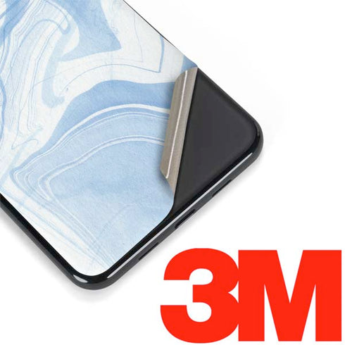 Blue Marbling Google Pixel 3a XL Skin