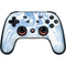 Blue Marbling Google Stadia Controller Skin