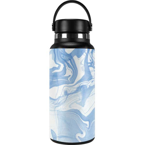 Blue Marbling Hydro Flask 32oz Wide Mouth Skin