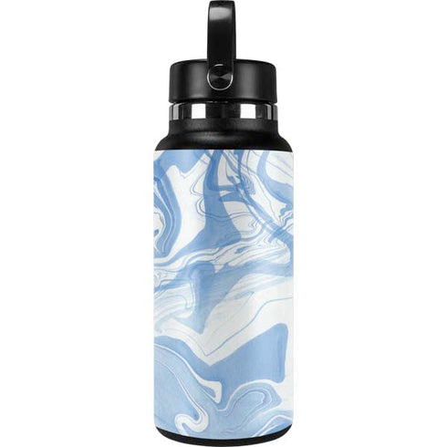 Blue Marbling Hydro Flask 32oz Wide Mouth Skin