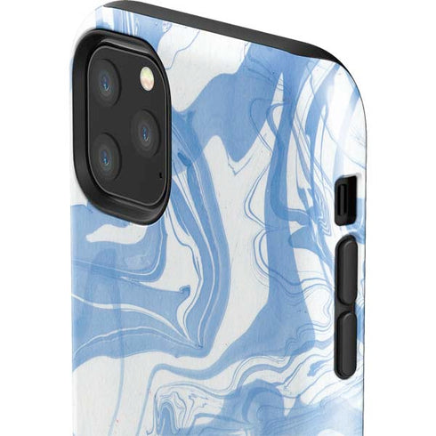 Blue Marbling iPhone 11 Pro Max Impact Case