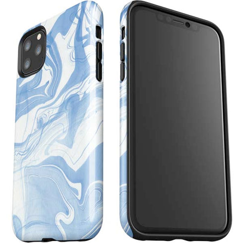 Blue Marbling iPhone 11 Pro Max Impact Case