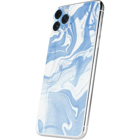 Blue Marbling iPhone 11 Pro Max Skin