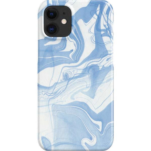 Blue Marbling iPhone 12 Mini Lite Case