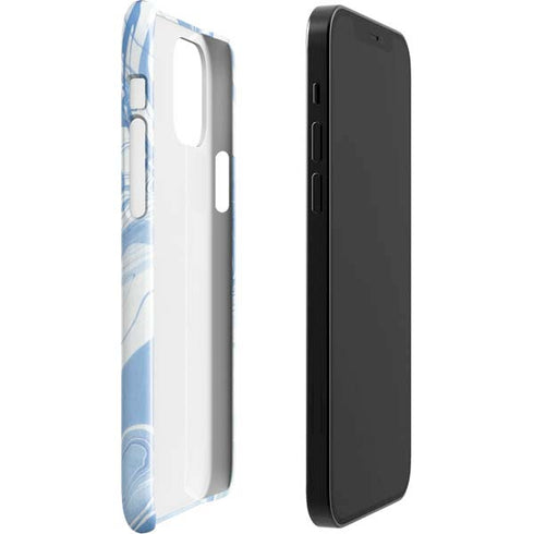 Blue Marbling iPhone 12 Mini Lite Case