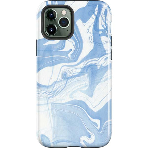Blue Marbling iPhone 12 Pro Impact Case