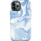 Blue Marbling iPhone 12 Pro Impact Case