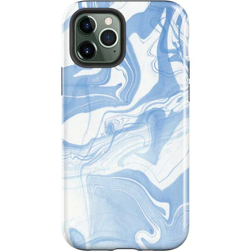 Blue Marbling iPhone 12 Pro Max Impact Case