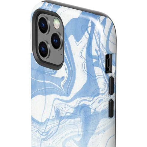 Blue Marbling iPhone 12 Pro Max Impact Case