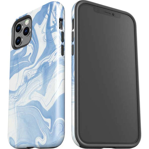 Blue Marbling iPhone 12 Pro Max Impact Case