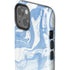 Blue Marbling iPhone 13 Impact Case
