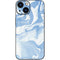 Blue Marbling iPhone 13 Mini Skin