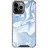 Blue Marbling iPhone 13 Pro Max Clear Case