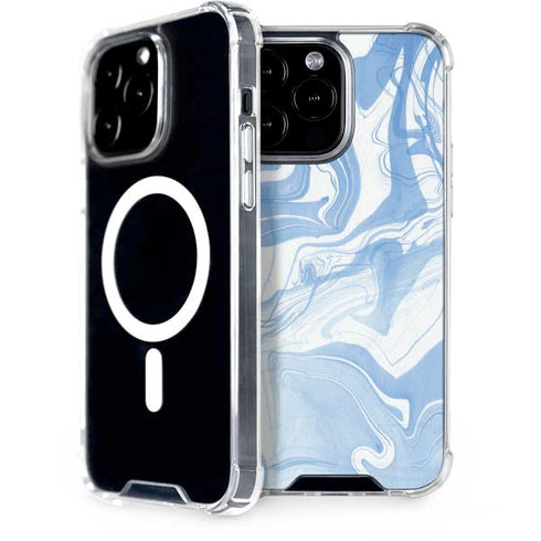 Blue Marbling iPhone 13 Pro Max MagSafe Case