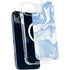 Blue Marbling iPhone 14 Plus MagSafe Case