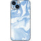 Blue Marbling iPhone 14 Plus Skin