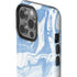 Blue Marbling iPhone 14 Pro Impact Case